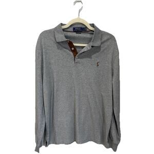 POLO RALPH LAUREN SOFT TOUCH CLASSIC FIT MEN'S SHIRTS Grey Sz Large
